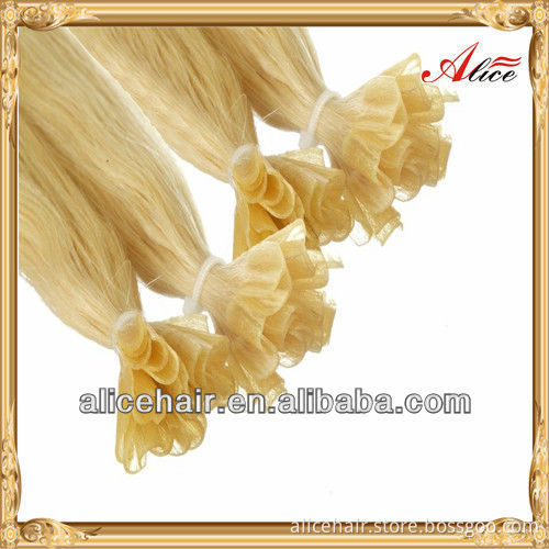 Wholesale price cold fushion hair extension indian hair